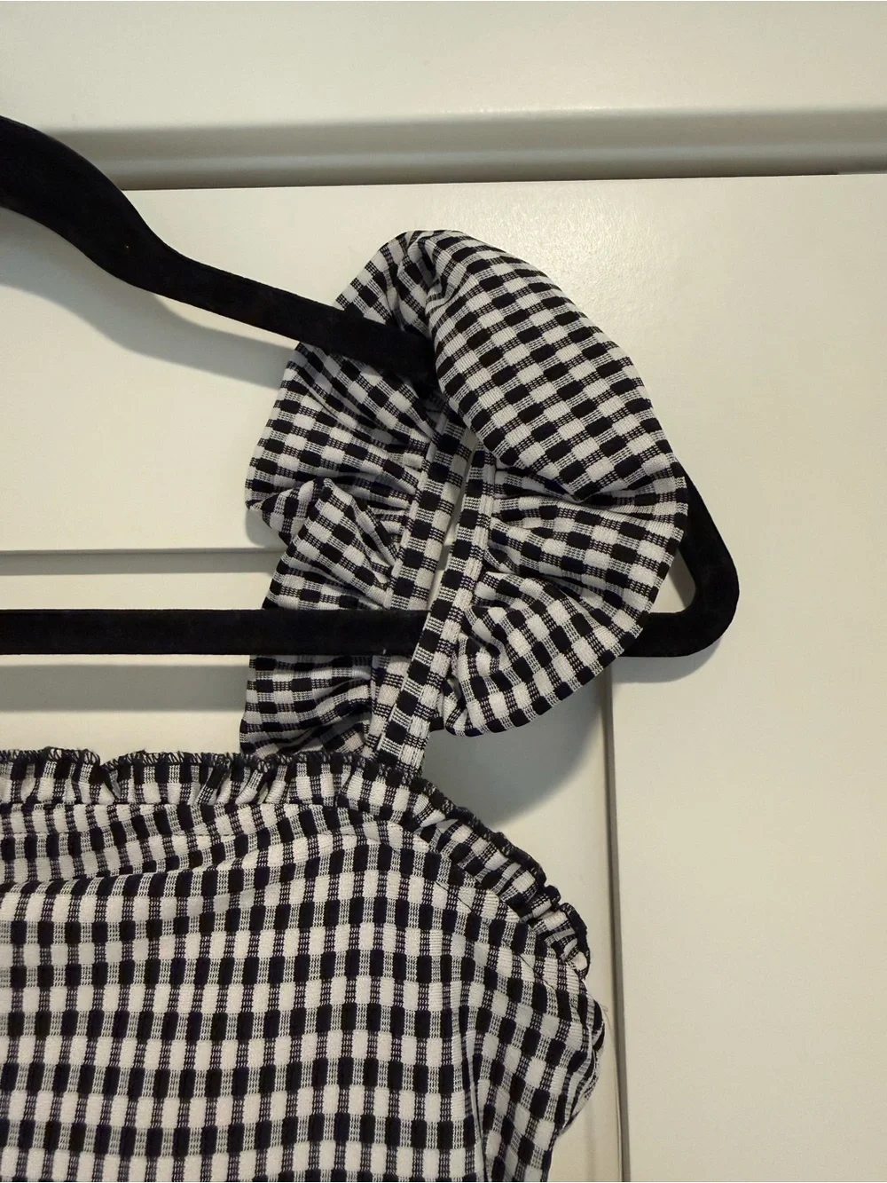 NWT Albion Hamptons Black & White Gingham One-Piece Swimsuit- Size Medium - Picture 3 of 9